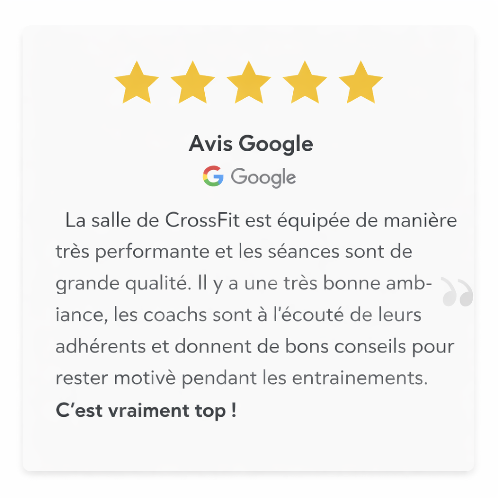 Crossfit avis 1